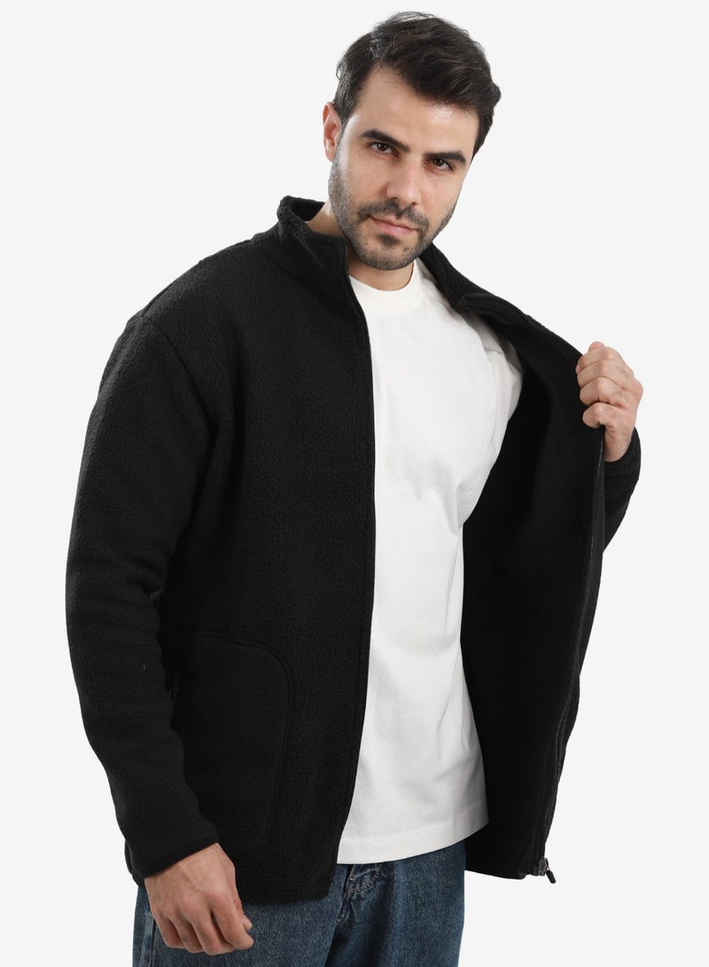 WHITE RABBIT Ribbed Cuffs & Hem Quilted Hooded Jacket - Image 3